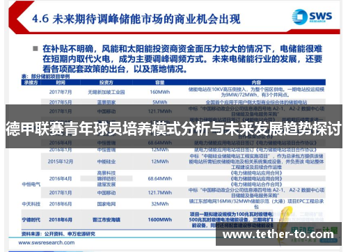 德甲联赛青年球员培养模式分析与未来发展趋势探讨